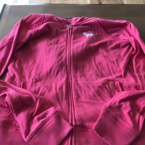 Pink Zip Sweatshirt